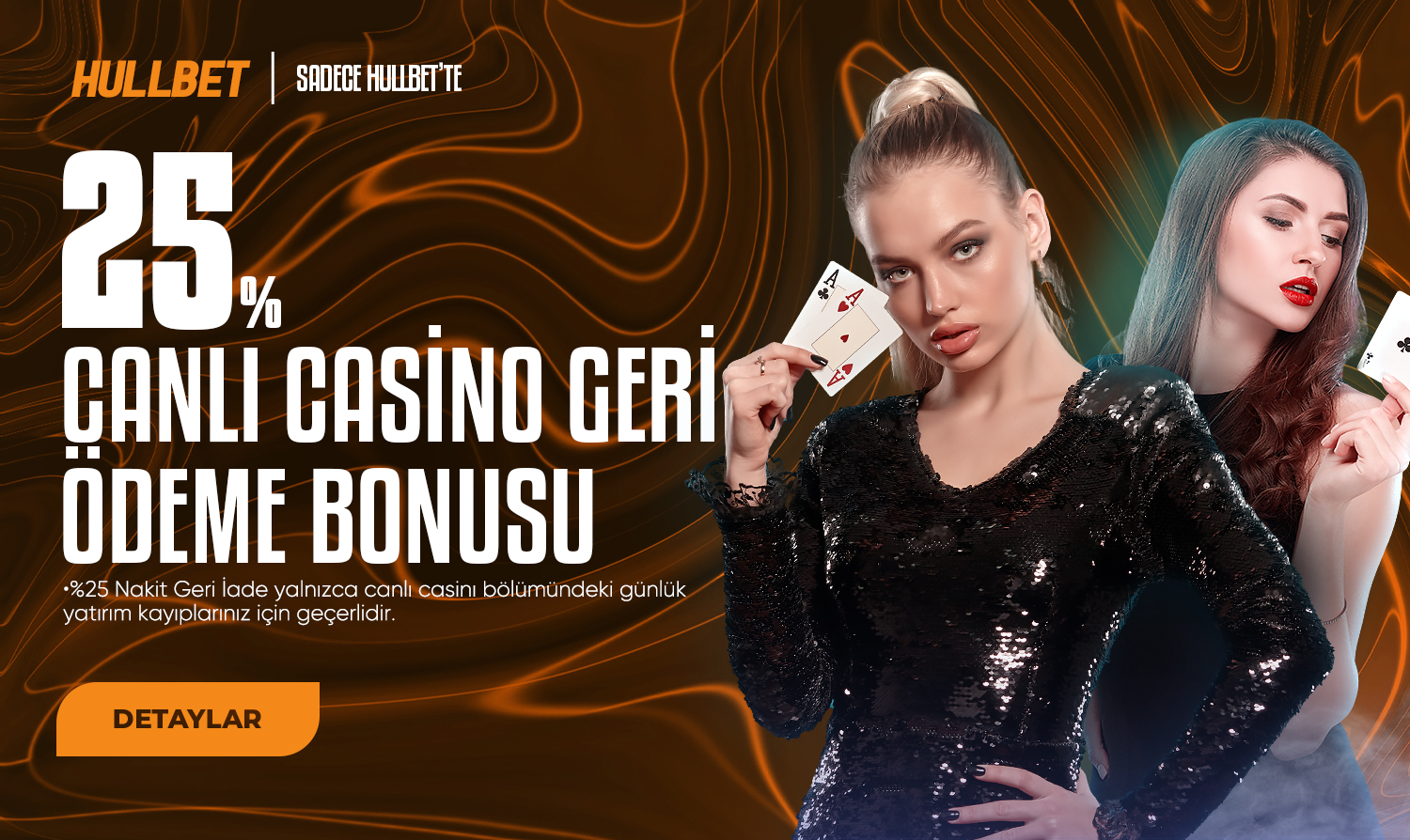 Hullbet %25 Canlı Casino Kayıp Bonusu detayları